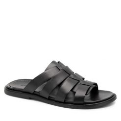 Klapki GINO ROSSI. Czarne klapki męskie Gino Rossi. Za 179.99 zł.