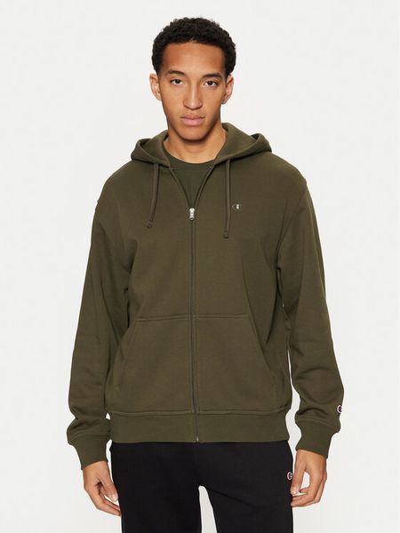 Champion Bluza 220276 Zielony Standard Fit. Zielone bluzy męskie Champion, m, bez wzorów, z bawełny, bez kaptura. Za 179.99 zł.