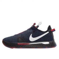 Buty koszykarskie męskie Nike PG 4 Clippers. Niebieskie buty sportowe męskie Nike, z materiału, bez zapięcia, do koszykówki. Za 729.00 zł.