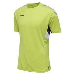 HUMMEL Koszulka treningowa męska sportowa Tech Move Jersey. Zielone koszulki sportowe męskie Hummel, l, bez wzorów, z dzianiny, bez kołnierzyka, bez ramiączek, do biegania. Za 39.90 zł.