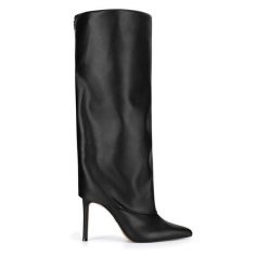 Kozaki Nine West. Czarne kozaki damskie Nine West, bez obcasa, na szpilce. Za 359.99 zł.