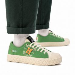 Buty męskie trampki sportowe Palladium PALLA ACE TIGERS. Zielone trampki męskie Palladium, bez wzorów, z jeansu, klasyczne, bez zapięcia. Za 279.00 zł.