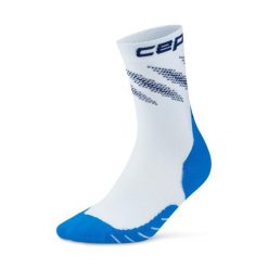 Damskie skarpety kompresyjne sportowe do połowy łydki CEP Core Run ice. Niebieskie skarpety damskie CEP, bez wzorów. Za 84.00 zł.