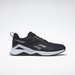 Buty damskie treningowe Reebok NANOFLEX. Białe obuwie sportowe damskie Reebok, bez wzorów. W wyprzedaży za 267.50 zł.