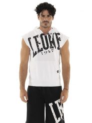 Męska bluza z kapturem bez rękawów Boxing Legend. Czarne bluzy męskie LEONE 1947 APPAREL, m, bez wzorów, z kapturem. Za 265.23 zł.