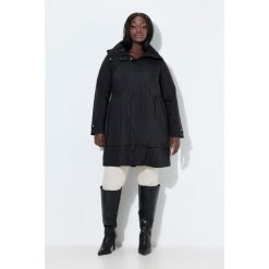 Damskie Płaszcz z sympateksu wodoodporny stójka kieszenie zapinane na zamek. Czarne kurtki damskie Ulla Popken, plus size, bez wzorów, z materiału, plus size, bez kaptura. Za 1,399.99 zł.