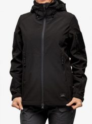 Kurtka softshell damska Helikon-Tex Gunfighter Woman's Jacket. Czarne kurtki damskie HELIKON-TEX, l, bez wzorów, z materiału, bez kaptura. Za 439.99 zł.