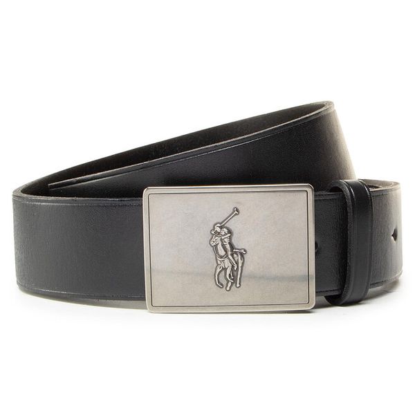 Pasek Polo Ralph Lauren. Czarne paski damskie Polo Ralph Lauren, bez wzorów. Za 366.99 zł.