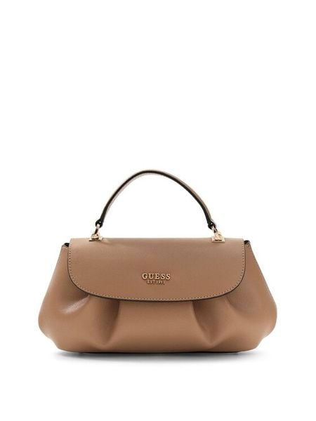 Guess Torebka 182746 Beżowy. Brązowe listonoszki damskie Guess, z aplikacjami, bez dodatków. Za 544.99 zł.
