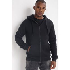 Czarna Bluza z Kapturem Gorgo. Czarne bluzy męskie Born2be, m, bez wzorów, z jeansu, z kapturem. Za 49.99 zł.