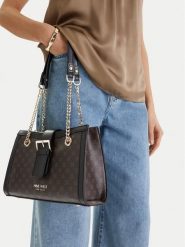 Nine West Torebka CEO-Karna-KY217 Czarny. Czarne torebki do ręki damskie Nine West, bez wzorów, z materiału, bez dodatków. Za 229.99 zł.