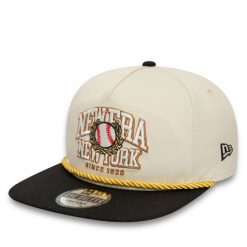 Czapka z daszkiem New Era. Brązowe czapki i kapelusze męskie New Era, bez wzorów. Za 199.99 zł.