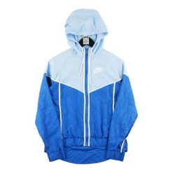 Second life - Kurtka przeciwwiatrowa damska niebieska - Jak nowy. Niebieskie kurtki damskie Nike, bez wzorów, bez kaptura. Za 148.01 zł.