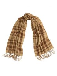 LAUREN RALPH LAUREN Szalik 454P23489002 Brązowy jasny. Brązowe czapki i kapelusze damskie Lauren Ralph Lauren, bez wzorów, z wełny. Za 949.99 zł.