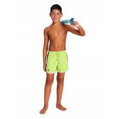 Szorty kąpielówki chłopięce spodenki kąpielowe basen Arena Bowen. Czarne kąpielówki dla chłopców Arena, bez wzorów. Za 49.99 zł.