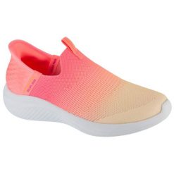 Buty sportowe Sneakersy damskie, Slip-Ins Ultra Flex 3.0 - Beauty Blend. Czerwone obuwie sportowe damskie Skechers, bez wzorów, trekkingowe, Skechers Sport. Za 339.99 zł.
