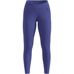 Spodnie Odlo BL BOTTOM long MERINO 260. Fioletowe spodnie sportowe damskie Odlo, bez wzorów, z wełny, trekkingowe. W wyprzedaży za 383.98 zł.