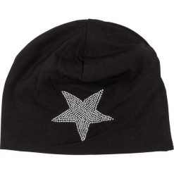 Czapka beanie z dżerseju ze sztrasami bonprix czarny - gwiazda. Czapki i kapelusze damskie bonprix. Za 21.99 zł.