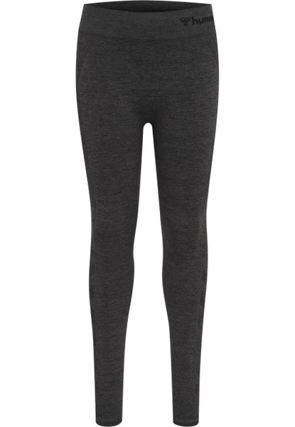 Dziewczęce bezszwowe legginsy Hummel Ci. Czarne legginsy dla dziewczynek Hummel, bez wzorów, z elastanu. Za 133.50 zł.