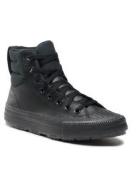 Converse Trampki Chuck Taylor All Star Berkshire A01523C Czarny. Czarne trampki i tenisówki dziewczęce Converse, bez wzorów, ze skóry, bez zapięcia. Za 239.99 zł.