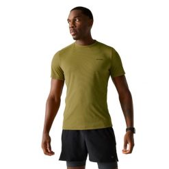 Męska Koszulka Fingal Stretch T-shirt. Brązowe t-shirty męskie Regatta, m, bez wzorów, z dżerseju, bez kołnierzyka. Za 95.99 zł.