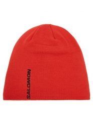 Salomon Czapka Graphic LC2708800 Czerwony. Czerwone czapki i kapelusze damskie Salomon, na zimę, bez wzorów, z materiału, sportowe. Za 169.99 zł.