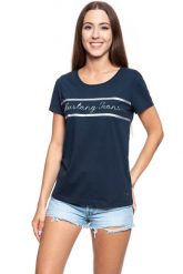 MUSTANG T SHIRT DAMSKI Alina C Print Sky Captain 1008945 5323. T-shirty damskie Mustang, s, bez wzorów, bez kołnierzyka. W wyprzedaży za 39.99 zł.