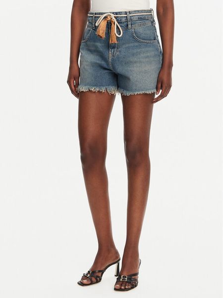 Liu Jo Szorty jeansowe UA5152 D0244 Niebieski Regular Fit. Niebieskie szorty damskie Liu Jo, bez wzorów, z jeansu. Za 769.99 zł.