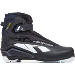 Buty biegowe Fischer XC Comfort Pro Black. Czarne obuwie sportowe damskie FISCHER, bez wzorów, do biegania. Za 847.55 zł.