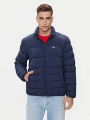 Tommy Jeans Kurtka puchowa DM0DM18909 Granatowy Regular Fit. Niebieskie kurtki męskie Tommy Jeans, m, bez wzorów, z jeansu, bez kaptura. Za 589.99 zł.