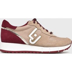 Liu Jo - Buty. Brązowe obuwie sportowe damskie Liu Jo, bez wzorów, z materiału. W wyprzedaży za 499.90 zł.