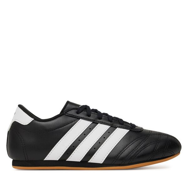 Sneakersy adidas. Czarne trampki i tenisówki chłopięce Adidas, bez wzorów, bez zapięcia. Za 209.99 zł.