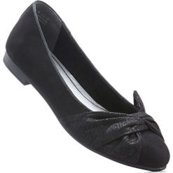 Baleriny Marco Tozzi bonprix czarny. Baleriny damskie marki NEWFEEL. Za 54.99 zł.
