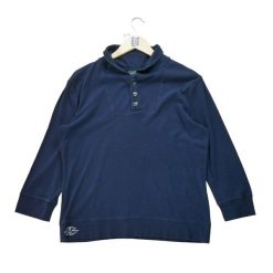 Second life - Długi Rękaw Damska Koszulka Granatowa - Jak nowy. Niebieskie t-shirty damskie Ralph Lauren, bez wzorów, bez kołnierzyka. Za 76.10 zł.