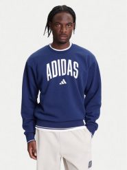 Adidas Bluza Collegiate JM1734 Niebieski Regular Fit. Niebieskie bluzy męskie Adidas, m, bez wzorów, z bawełny, bez kaptura. Za 199.99 zł.