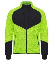Clique Kurtka Haines polar/softshell - ciepła i widoczna. Żółte kurtki męskie CLIQUE, l, bez wzorów, z dzianiny, bez kaptura. Za 284.91 zł.