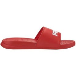 Klapki Puma Divecat v2 Lite 374823 04 czerwone. Czerwone klapki damskie bez wzorów, sportowe, bez obcasa. W wyprzedaży za 144.87 zł.