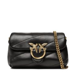 Torebka PINKO. Czarne torebki do ręki damskie Pinko, bez wzorów, wizytowe, bez dodatków. Za 559.99 zł.