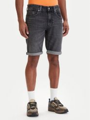 Tommy Jeans Szorty jeansowe Ronnie DM0DM22976 Czarny Slim Fit. Czarne szorty męskie Tommy Jeans, m, bez wzorów, z bawełny. Za 289.99 zł.