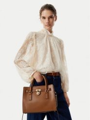 MICHAEL Michael Kors Torebka 30T6GNXS1L Brązowy. Brązowe torebki do ręki damskie MICHAEL Michael Kors, bez wzorów, ze skóry, bez dodatków. Za 1,239.00 zł.