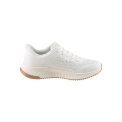 Buty SKECHERS BOBS SQUAD 4 STAPLE LOOK Biały. Białe obuwie sportowe damskie Skechers, bez wzorów, z syntetyku, trekkingowe, Skechers Sport. Za 309.99 zł.