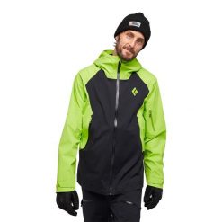 Kurtka narciarska męska Black Diamond Recon LT Stretch Shell. Zielone kurtki męskie Black Diamond, na zimę, m, bez wzorów, sportowe, bez kaptura. Za 869.99 zł.