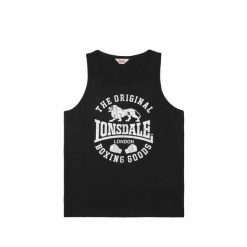 Tank top Lonsdale Bowes. Białe t-shirty męskie Lonsdale, xl, bez wzorów, z bawełny, sportowe, bez kołnierzyka. Za 137.50 zł.