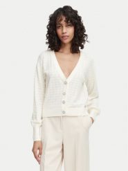 Guess Kardigan W6YR14 Z0955 Kremowy Regular Fit. Białe kardigany damskie Guess, m, z aplikacjami, z syntetyku, bez kołnierzyka, bez ramiączek, bez kaptura. Za 434.99 zł.