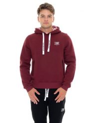 Męska zimowa bluza z kapturem z małym logo Leone 1947 Soft Basic. Białe bluzy męskie LEONE 1947 APPAREL, m, bez wzorów, z bawełny, z kapturem, na fitness i siłownię. Za 412.58 zł.