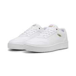 Sneakersy Court Classic PUMA. Białe buty sportowe męskie Puma, z gumy, bez zapięcia. Za 277.00 zł.