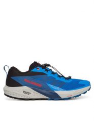 Salomon Buty do biegania Sense Ride 5 L47808600 Niebieski. Niebieskie buty sportowe męskie Salomon, z materiału, bez zapięcia, do biegania. Za 439.99 zł.