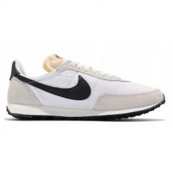 Buty do chodzenia damskie Nike Waffle Trainer 2. Białe obuwie sportowe damskie Nike, bez wzorów, z materiału, do biegania. Za 462.00 zł.