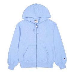 Bluza Rozpinana Damska Jeden Kolor. Niebieskie bluzy damskie Champion, bez wzorów, bez kaptura. Za 318.99 zł.