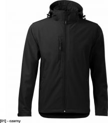MALFINI Performance 522 - ADLER - Softshell kurtka męska, 300 g/m, 6% elastan, 94% poliester, - czarny - rozmiar XL. Czarne kurtki męskie Malfini, m, bez wzorów, z elastanu, bez kaptura. Za 224.79 zł.